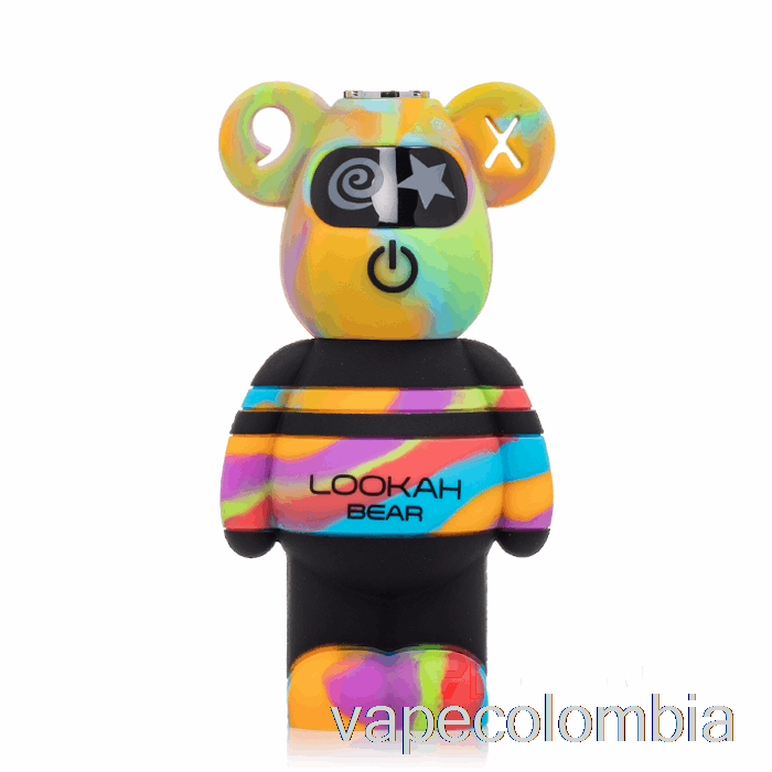 Kit Completo De Vapeo Lookah Bear 510 Batería Tie-dye Amarillo